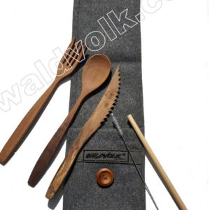 HOLZBESTECK 100% aus natürlichem Walnuss-Holz