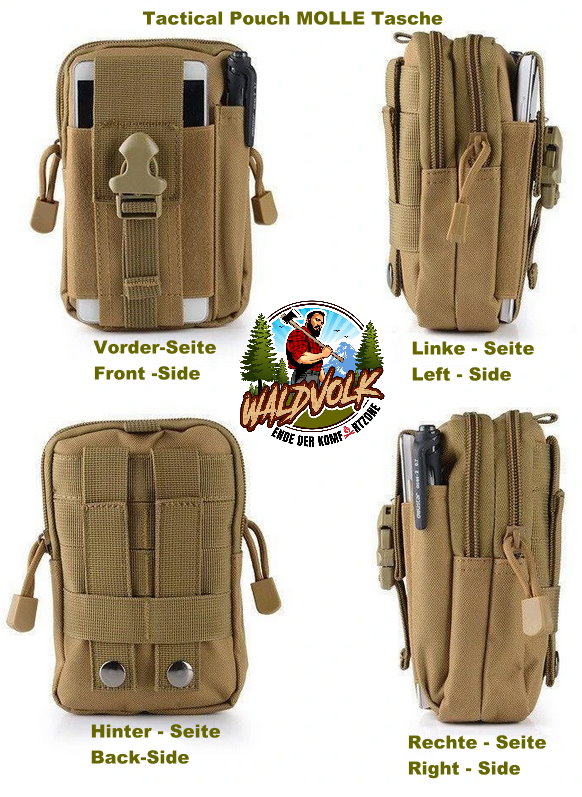 Tactical Molle Pouch EDC Gürteltasche – Bild 2