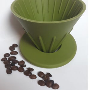 Faltbarer wiederverwendbarer Outdoor Silikonkautschuk Kaffeefilter