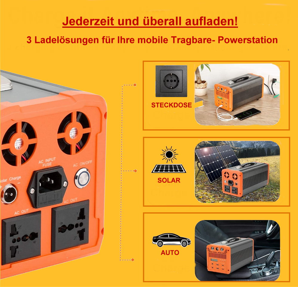 LAD-DA 750 mobile Tragbare Powerstation – Bild 2