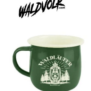 Emaille Tasse WALDLÄUFER