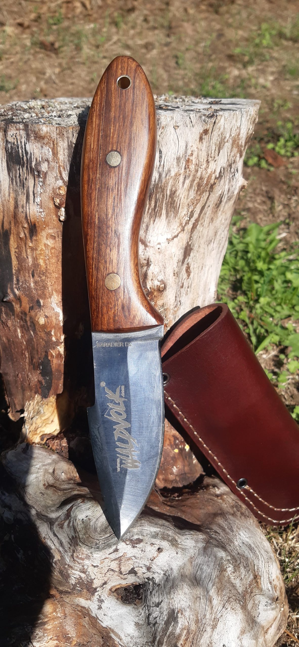 Waldvolk Bushcraftmesser KANADIER handgeschmiedet