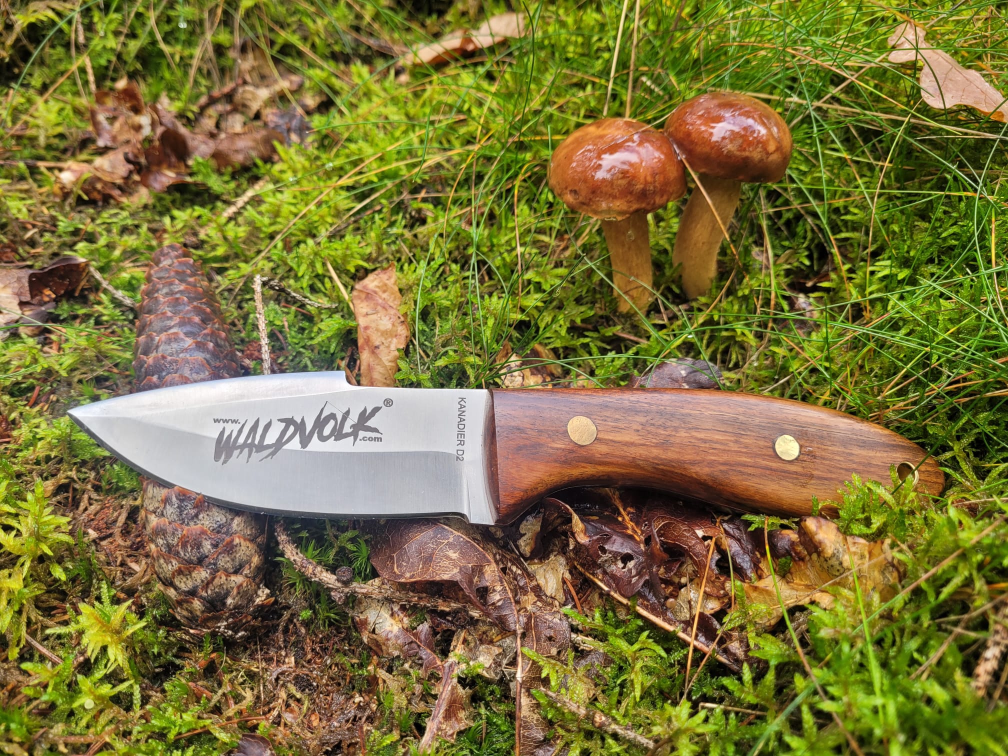 Waldvolk Bushcraftmesser KANADIER handgeschmiedet – Bild 6