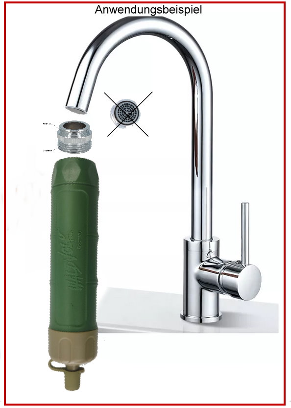 Gewindeadapter für Wasserfilter M101HP oder M101 - NEU – Bild 3